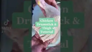 Chicken Drumstick and Thigh Butchery TikTok