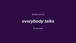 putting a spin on everybody talks (the scientist mashup) - egg