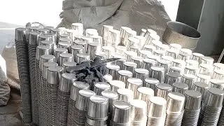 कप कैसे बनता है कंपनीमें देखे#company me mug pressing kese hote hai #mug pressing 
