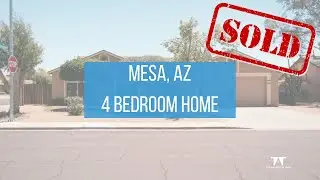 SOLD: 4-Bed Home in Mesa, Arizona | No HOA + Diving Pool + RV Gate