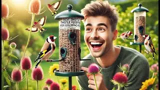 🐦 Kingsyard Metal Mesh Tube Bird Feeders | Best Thistle Feeders for Goldfinches 🌻