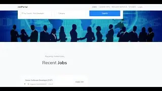 Online Job Portal Project with source code buy