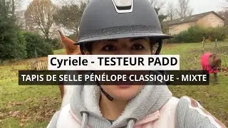 Cyriele a test&eacute; pour vous : Le Tapis de selle P&eacute;n&eacute;lope Classique - Mixte