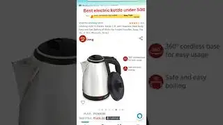 Best electric kettle under 500|Lifelong 1.5L kettle#shorts #lifelong #electrickettle #betech