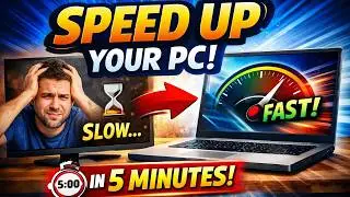 Speed Up Your SLOW Computer in 5 Minutes!