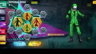 all criminal😨 back new Criminal ring event spin || all red criminal bundles are back 🥲 Free Fire 🔥