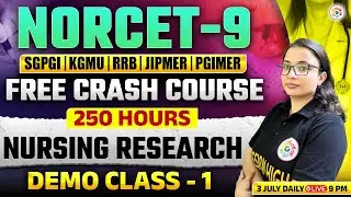 NORCET | SGPGI | KGMU | Nursing Officer Exam Free Crash Course 2025 #2 |#crashcourse #nursingofficer