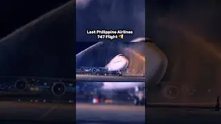 Saddest Moments in Aviation History😔✈️-Last Philippine Airlines 747 Flight🫡 #aviation #sad