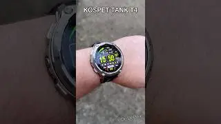 Amazing Stainless Steel GPS Military Sport Smartwatch - Kospet Tank T4 #shorts #trending #viral