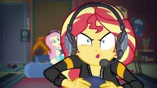 Lol sunset shimmer is not having good luck at this game