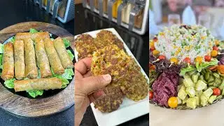 🔴 3وصفات وحدة تنسيك في الاخرى  خطيرة😋سيكار بالكفتة سلطتي المفضلة❓❓ اقراص البطاطس رهيبة😋👌
