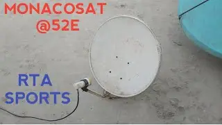 Free sports channel dish antenna setting, How to receive Monacosat @52e satellite in all Pakistan.