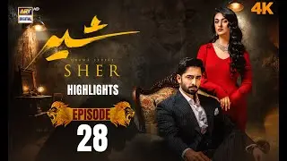 Sher Episode 28 | Highlights | Danish Taimoor | Sarah Khan | ARY Digital Drama