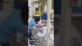 SPECIAL DESIGN HYDRAULIC BALE PRESS FOR BOPP BAGS