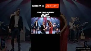 PEDIDO DE CASAMENTO AO VIVO NO SHOW SERTANEJO
