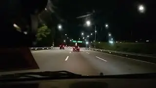 Crusing over Jalan Tuanku Abdul Halim on Night