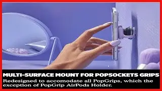 Great product -  PopSockets: Multi-Surface Phone Mount, Universal Phone Stand, Phone Holder Stand -