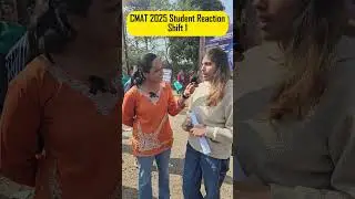 CMAT 2025 Student Reaction ✅ #cmat2025