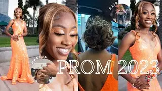 VLOG: Junior Prom 2023 || Hair, Makeup, Dress alterations & More!!
