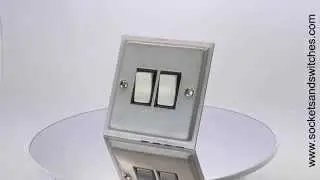 Elegance Satin Nickel Sockets and Switches
