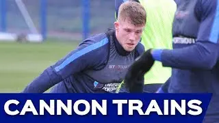 Andy Cannon impresses in first Pompey training session