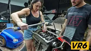 VR6 DO GOLF R28 PRONTO COM AJUDA DA MORENA 🔥