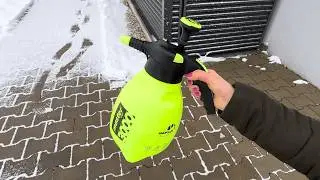 Einfach aufspr&uuml;hen. Schnee und Eis schmelzen in Sekunden