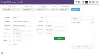 POS Bulk File Generator for CSI Environment