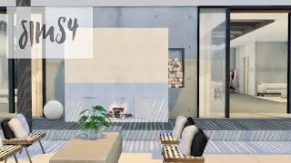 Sims 4 | Minimalist Beach House | NOCC | Stop Motion | Console  PS4