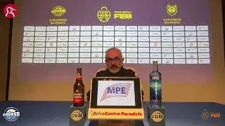 Rolda de prensa de Moncho López previa ao encontro ante Grupo Caesa Seguros Cartagena