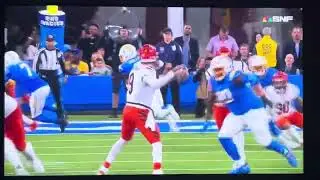 INSTANT REPLAY OF JOE BURROW TO JA&rsquo;MARR CHASE TOUCHDOWN ON SUNDAY NIGHT FOOTBALL AGAINST CHARGERS 🏈