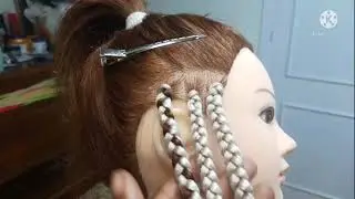 ¿cómo ocultar el pelo natural en trenzas africanas? #fabiolatrenzas #boxbraids #trenzasafricanas