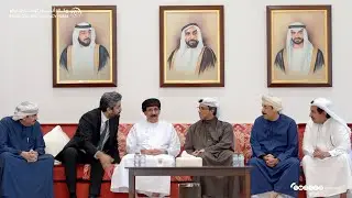 منصور بن زايد يعزي في وفاة علي سالم البيض