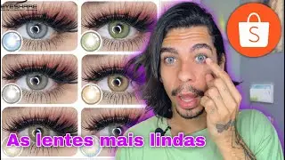 LENTES DE CONTATO DO SHOPEE - AS MAIS LINDAS