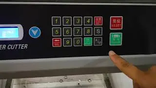 paper cutter program setting