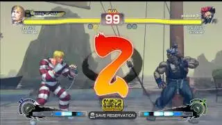 SSF4 AE: dnm3rd (Cody) VS tokido77 (Akuma)