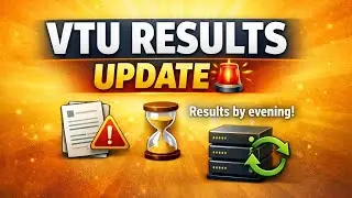 VTU 5th sem result|VTU results udate|vtu Result|Engeneering|result update|all semester results vtu