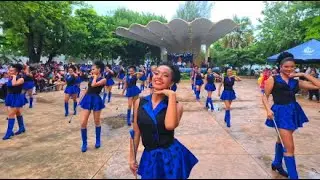 Hermosas las Cachiporristas de la CESF BAND en Zacatecoluca