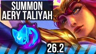 TALIYAH vs YASUO (MID) | Perfect KDA: 11/0/15, Summon Aery, 46K damage | KR Diamond | 26.2