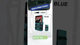 Retro Handheld Video Game Console