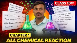 All CHEMICAL REACTION in One Video || Easiest TRICK🔥 || Class 10th # #rankorbit2.5 #cbse 