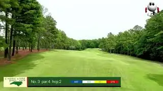 Caswell Pines Golf Club NC Hole 3 &ndash; Shot Shaping Challenge in the Pines