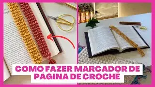 Marcador de Página de crochê! Fácil e Rápido! @Taís Ferreira - Mãe Dupla Crochê