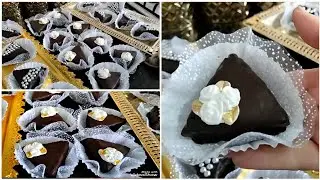 حلوى بدون فرن محشية بالكراميل والكاوكاو تستاهل ألاف المشاهدات ✨🎊🇩🇿