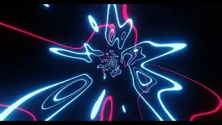 Hypnotic Blue Pink Purple Tunnel Abstract Background Video VJ Loop Lines Pattern 4k Screensaver