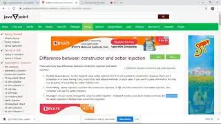 Difference between constructor and setter injection-17