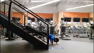 Stair Push Ups Progressive