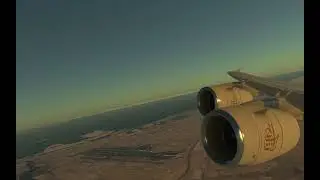 Takeoff from Dubai on Google Earth. Infinite Flight.