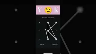 Pattern of VK Love 😉😉😉...#lock #love #patternlock #pattern #couples #screenlock