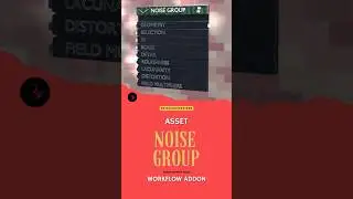 Speedup your workflow with Noise Group. Link in Bio #blender #geometrynodes #3dmodeling #blender3d